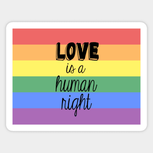 Love is a Human Right Sticker